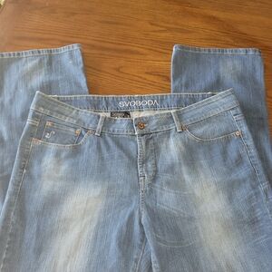 Women's Blue Flare Jeans